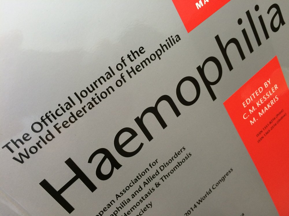 Dr. Roberts has article published in the official journal of the World Federation of Hemophilia!